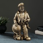 Подставка для бутылки «Капитан с глобусом», 35×22×18 см, под бронзу с позолотой 7502023 - фото 319937165 Подставка для бутылки «Капитан с глобусом», 35×22×18 см, под бронзу с позолотой 7502023 - фото 319937165