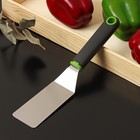Лопатка для пиццы Доляна Lime, 25×5 см, цвет чёрно-зелёный - фото 9504882