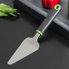 Лопатка кухонная Доляна Lime, 27×6 см, цвет чёрно-зелёный - фото 318732518