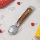 Ложка для мороженого Доляна «Дровосек», нержавеющая сталь, цвет хромированный - Фото 3