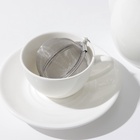 Ситечко для чая Доляна, d=7 см, нержавеющая сталь, серебристое - Фото 4