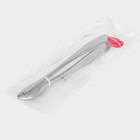 Щипцы кухонные Доляна «Браль», 20.6×12.5×2.2 см, нержавеющая сталь, серебристые - Фото 5