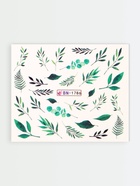 Слайдеры для ногтей «Листья», фасовка 6 шт, зелёные 6908009