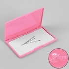 Игольница магнитная, 11×6.5 см, ярко-розовая - Фото 2