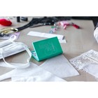 Игольница магнитная, 11×6.5 см, надпись МИКС, бирюзовая - Фото 5