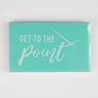 Игольница магнитная, 11×6.5 см, надпись МИКС, бирюзовая - Фото 7