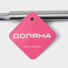 Форма для фрикаделек Доляна «Металлик», 23×6.5 см, серебристая - Фото 4