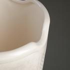 горшок декоративный Готика №3 1,4л 15,5*16см 1сорт белый - Фото 2