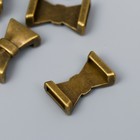 Бусина для творчества металл "Бант" бронза G514B771 1,5х2,3 см - фото 21441197