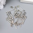 Декор для творчества металл "Стрела мини" серебро G025B000 набор 30 шт 2,1х0,4 см - фото 24596088