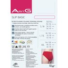 Трусы женские бесшовные ARTG SLIP BASIC (nero, S/M) - Фото 4