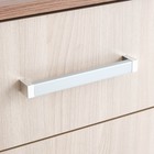 Комод напольный для спальни «Аура», 4 ящика, 2 дверцы, 820×1000×440 мм, цвет ясень шимо тёмный/светлый - Фото 5