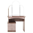 Стол косметический «Диана», 1550×900×480 мм, цвет ясень шимо тёмный/светлый - Фото 3