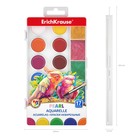 Акварель 17 цветов ErichKrause ArtBerry Pearl, с УФ-защитой, с увеличенными кюветами XXL, пластик, европодвес, без кисти - Фото 6