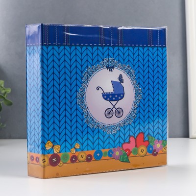 Фотокнига для фото и записей «Малышу», 12 листов для заполнения и 14 листов для 56 фотографий 10×15 см