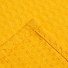 Полотенце 35×60 см, жёлтый, вафля, 240 г/м², хлопок 100% 7559696