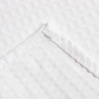 Полотенце 35×60 см, белое, вафля, 240 г/м², хлопок 100% 7559704