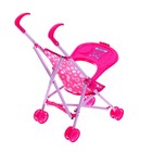 Коляска для кукол, металлический каркас, летняя - Фото 4