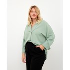 Рубашка женская MIST plus-size,  р.54, зеленый 7349001 - фото 14005539