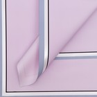 Пленка для цветов и букетов, матовая, розовый, 58×58 см - Фото 1