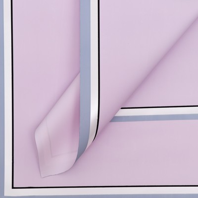 Пленка для цветов и букетов, матовая, розовый, 58×58 см