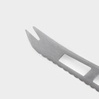 Нож для сыра Доляна Lime, 25×2.3 см, сырорезка, чёрный - Фото 3