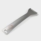 Овощечистка Доляна Zero, 19 см, нержавеющая сталь, серебристая - Фото 3