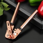 Нож консервный Доляна «Медина», нержавеющая сталь, цвет бронзовый - фото 21442168