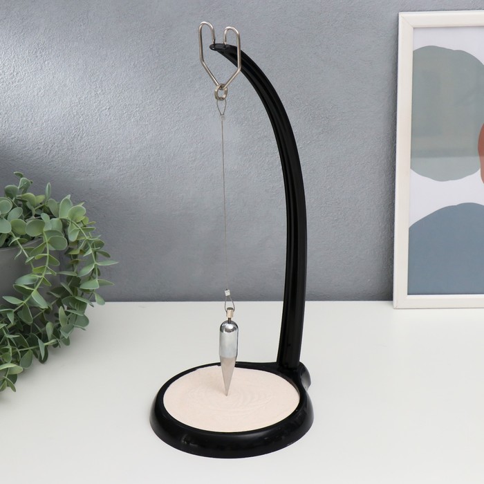 Маятник Фуко настольный антистресс «Кристалл», песочный, 39×14×16 см