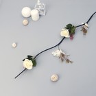 Декор тинги "Роза завиток" 150 см,(фасовка 5 шт, цена за 1шт) микс (комплект 5 шт) - фото 21442304