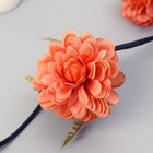 Декор тинги "Пион Айвори с папоротником" 150 см, микс 7081196