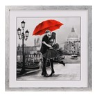 Картина "Влюблённые под зонтом" 50х50 см - фото 9507056