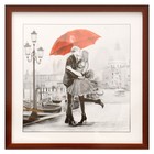Картина "Влюблённые под зонтом" 50х50 см - Фото 5