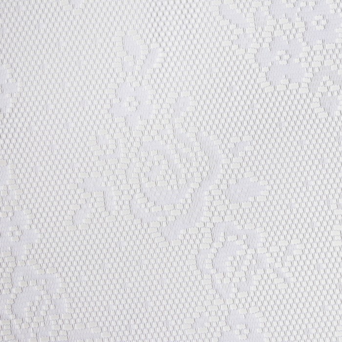 Тюль на кухню со шторной лентой, 145х285 см, цвет белый, 100% полиэстер - фото 1901505425