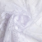 Тюль на кухню со шторной лентой, 165х260 см, цвет белый, 100% полиэстер - Фото 4