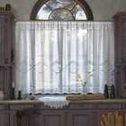 Тюль на кухню со шторной лентой, 170х270 см, цвет белый, 100% полиэстер - фото 2969263