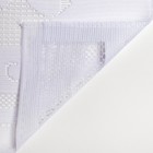 Тюль на кухню со шторной лентой, 170х270 см, цвет белый, 100% полиэстер - Фото 5