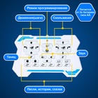 Робот «Робо-друг», с дистанционным и сенсорным управлением, русский чип, цвет синий - Фото 5