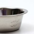 Набор из 2 рельефных мисок на подставке, 2 х 350 мл - Фото 4