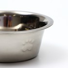 Набор из 2 рельефных мисок на подставке, 2×450 мл - Фото 4