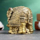Фигура "Индийский слон" старое золото, 12х7х6см - Фото 5