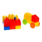 Конструктор блочный в футляре «Поезд» - фото 21442623