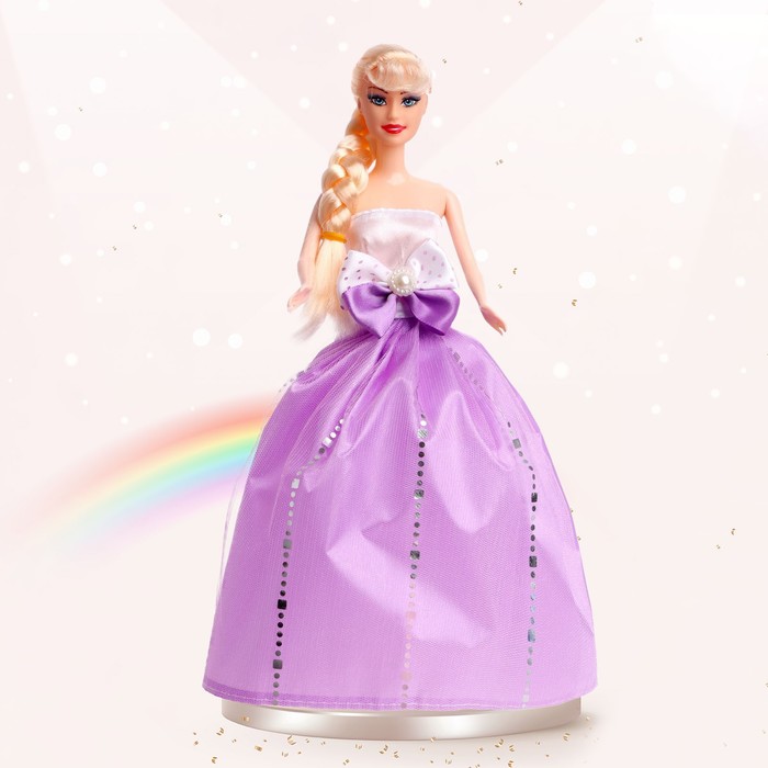 Кукла-модель «Лиза» в платье, МИКС - фото 1907350413
