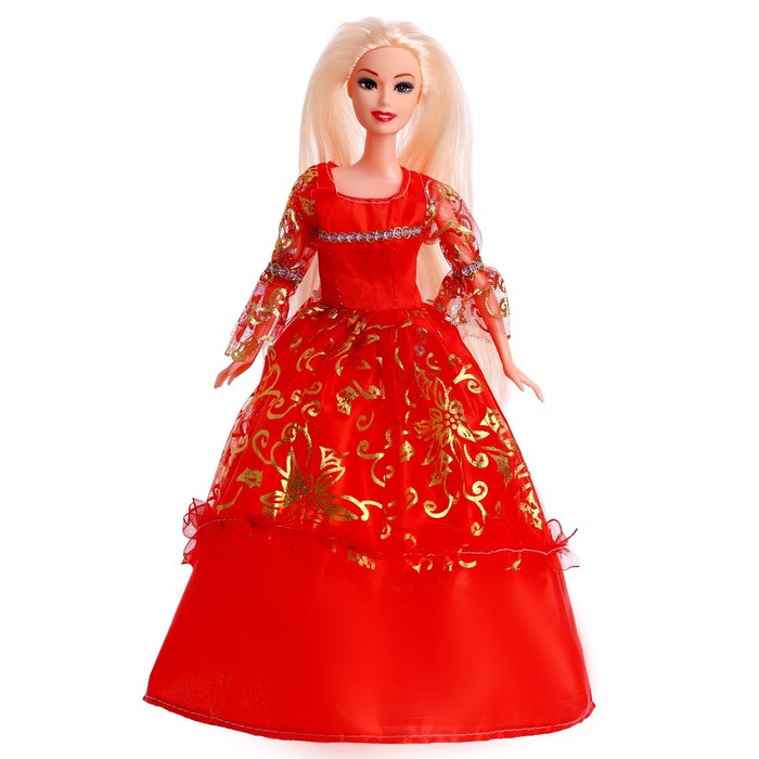 Кукла-модель «Принцесса» в платье, длинные волосы, МИКС 52341