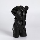 Свеча фигурная "Ажурный мужской торс", 17х7 см, черная 7503284 - фото 16945464