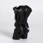 Свеча фигурная "Ажурный мужской торс", 17х7 см, черная 7503284 - фото 16945467