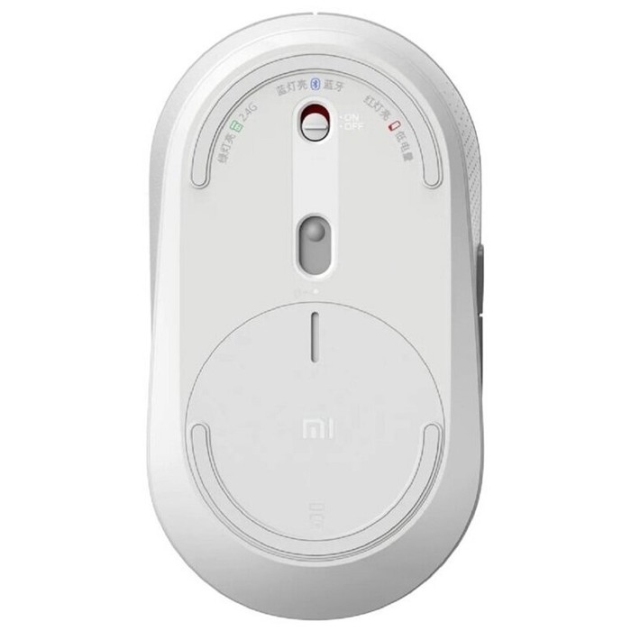 Мышь Xiaomi Mi Dual Mode Wireless Mouse Silent Edition, беспроводная, 1300 dpi, usb, белая - фото 51300591