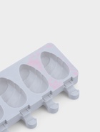 УЦЕНКА Форма для мороженого «Клубника со сливками», 19.5×11.5×2.4 см, 4 ячейки (6.7×3.7 см), белая - Фото 2