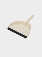 Щётка-смётка для пола с совком Malta, с кромкой, бежевая - Фото 2