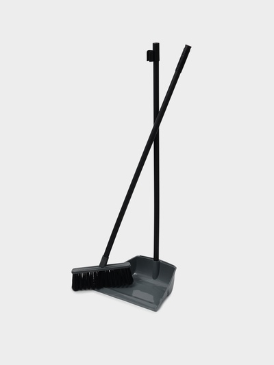 Щётка для пола с совком Etna, серый